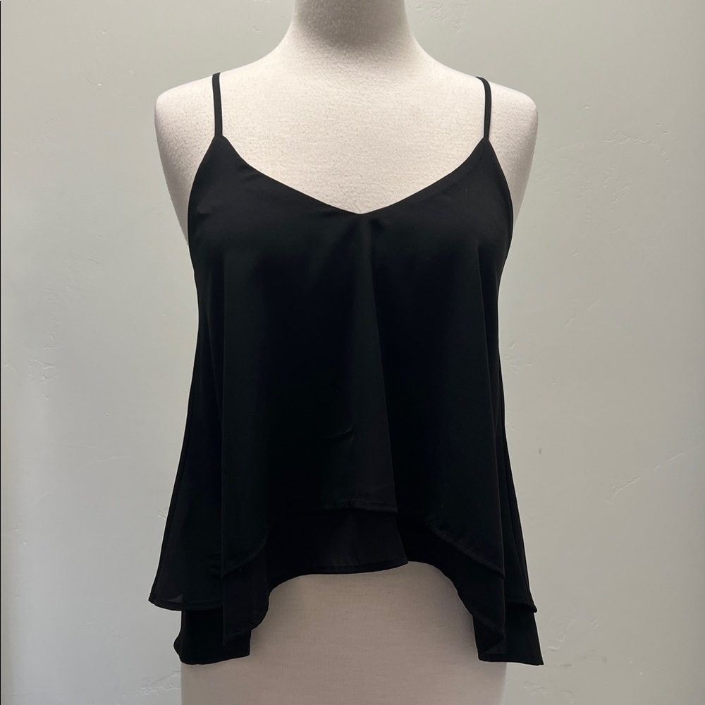 Elegant Adjustable Sexy Black Camisole